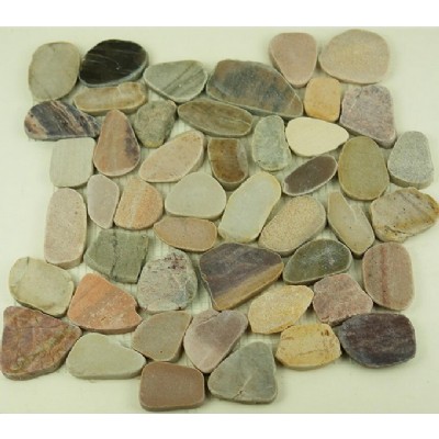 mosaico de piedra de río KSL-DP0087