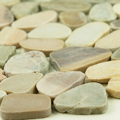 mosaico de piedra de río KSL-DP0087