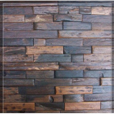 Стены и пол деревянные мозаики KSL-MC9015
