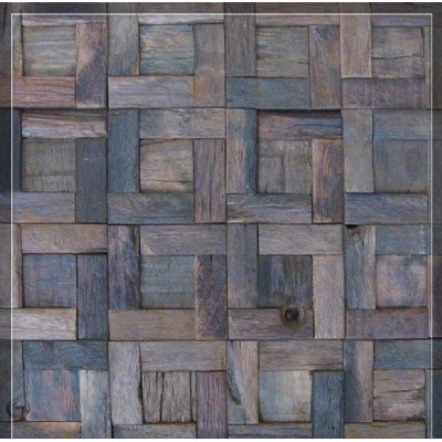 New design old ship wood mosaic tile KSL-MC9017-1