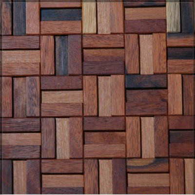 Resturant wall backsplash wood mosaic KSL-MC9025