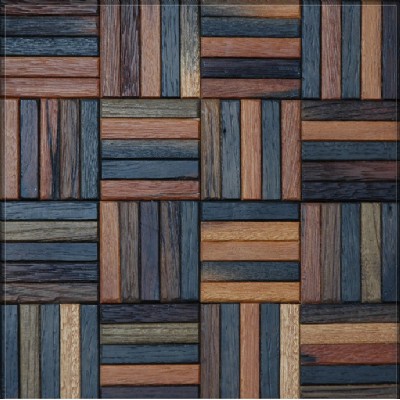 Wood mosaic wall tile KSL-MC91209C