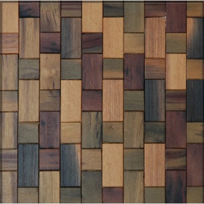 Baldosa de madera de color marrón pared de la habitación de baldosas KSL-MC91210
