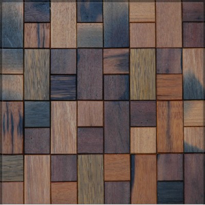 Natural pared de mosaico de madera y piso de baldosas KSL-MC906010