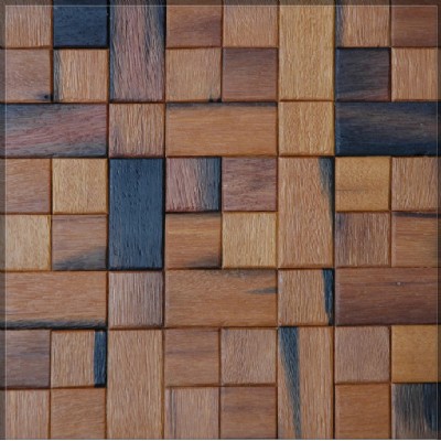 Clásico azulejo de mosaico de madera KSL-MC906016