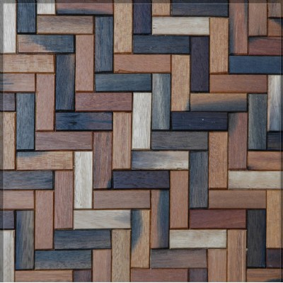 Strip wooden mosaic tile KSL-MC906018