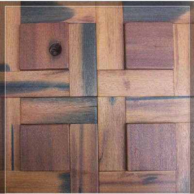 Natural wood mosaic tile KSL-MC9018