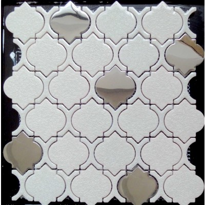 Lantern ceramic and metal mosaic tile KSL-16019