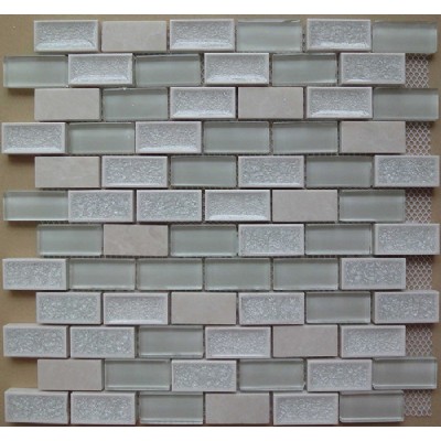 Керамическая мозаика Стеклянная плитка Мрамор KSL-16045