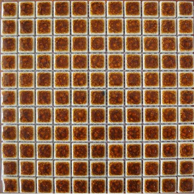 Coffee Ceramic Crackle Mosaic KSL-16061