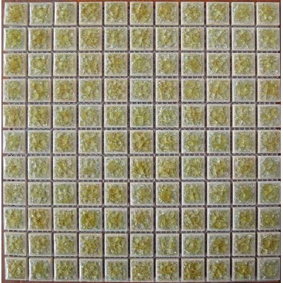 Lemon Ceramic Crackle Mosaic KSL-16062