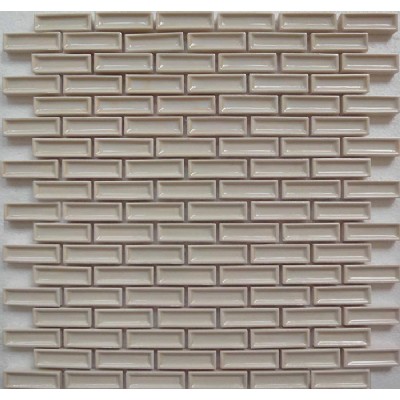 White 15x48 Ceramic Mosaic  KSL-16071