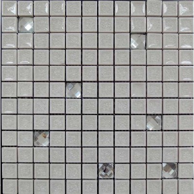 De cerámica blanco de la pared del mosaico KSL-16089