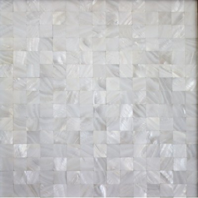 Pure white mother of pearl mosaic KSL-MOP028