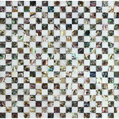 Square shell mosaic  KSL-MOP053