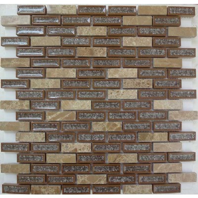 15x48 Stone mix Ceramic Mosaic KSL-16100