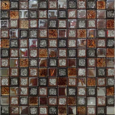 Foil Glass Ceramic Mosaic KSL-16127