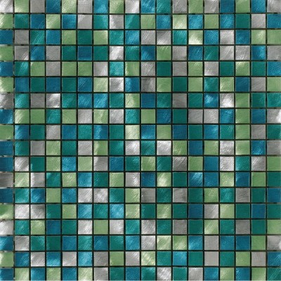 blue mixed color metal mosaic KSL-L9003