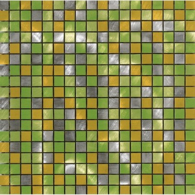 Плитка мозаика желтый металлKSL-L9004