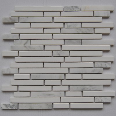 White Ceramic Tile Mosaic KSL-151027
