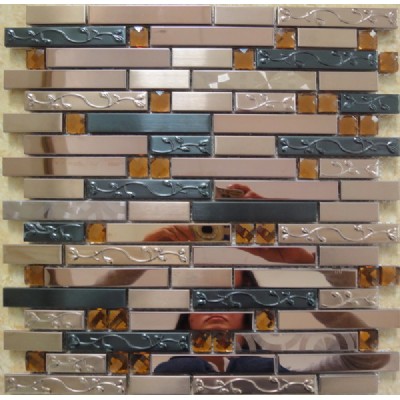 Metal mosaic tile KSL-16758