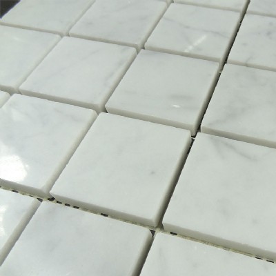 cararra white stone mosaic KSL-M1601