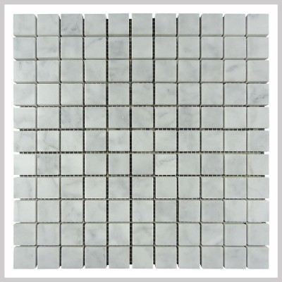 cararra white stone mosaic KSL-M1643