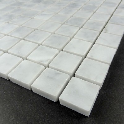 cararra white stone mosaic KSL-M1643