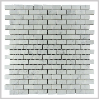 cararra white marble mosaic KSL-M1603