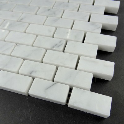 cararra white marble mosaic KSL-M1603