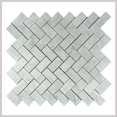 mosaico de mármol blanco KSL-M1642