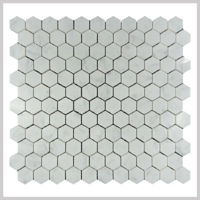 white mosaic tile KSL-M1628