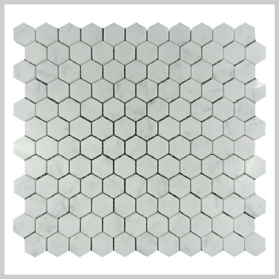 white mosaic tile KSL-M1628