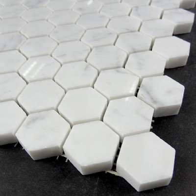 white mosaic tile KSL-M1628