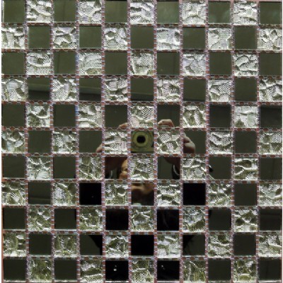 mosaico de espejo de plata KSL-16765