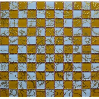 золотое зеркало мозаики KSL-16768