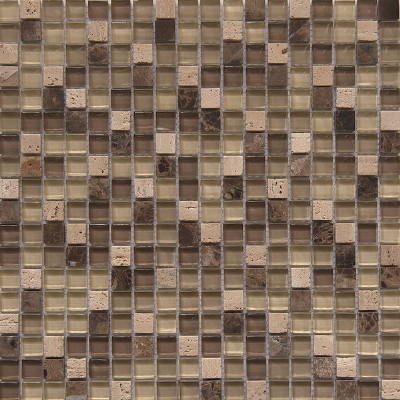 mezcla de baldosas de vidrio de mosaico de piedra GM2201