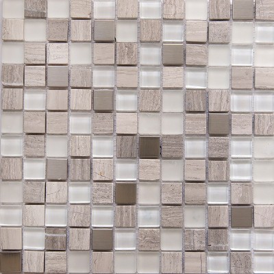 marble mixed glass metal mosaic tile GM8302