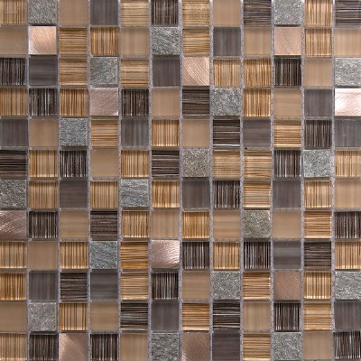 marble glass mixed mosaic tile GM8304