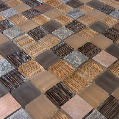 marble glass mixed mosaic tile GM8304