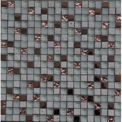 square  glass mixed mosaicKSL-109B04