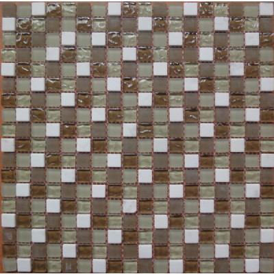 marble mixed glass tile for wall decorationKSL-16365