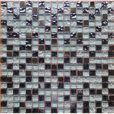 glass mixed metal mosaic tile KSL-16369