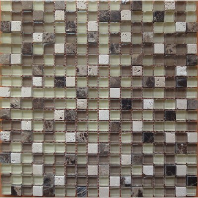 marble mixed crystal glass tilesKSL-16370