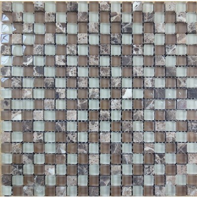 glass mixed mosaic tile for saleKSL-16376