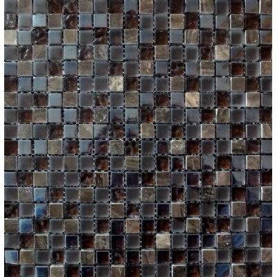 square  glass mixed mosaicKSL-16386