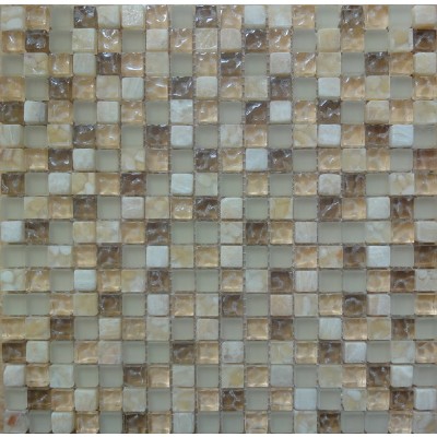 square  glass mixed mosaicKSL-16401