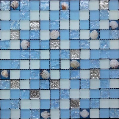 resin mixed glass mosaic KSL-16421