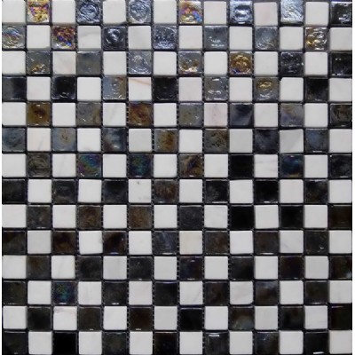 mosaico de vidrio cuadrado mixtaKSL-16430