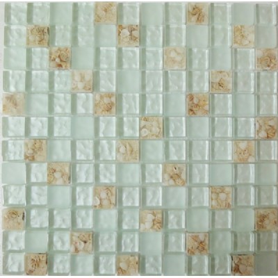 glass mixed resin mosaic KSL-16459